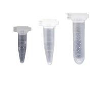 HMFANG 100Pcs 0.5ml/1.5ml/2ml Micro Centrifuge Tube with Cap Sample Vial Container Test Tube Transparent Plastic Tube Lab Instrument(1.5ml)