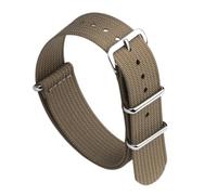 HMFANG New Ribbed Watch Strap 18mm 20mm 22mm Nylon Watch Straps Braid Watchband Accessories(BLONDE,18mm)