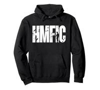 HMFIC Military Slang Tactical Text Typography Design Pullover Hoodie