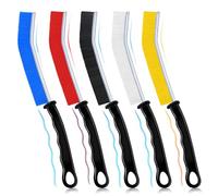 Hmfmdy Crevice Cleaning Brush, 5pcs Hard Bristle Crevice Cleaning Brush Tool for Bathroom Tile Groove Gap Sink Tile Window Groove Narrow Corners in Home, Kitchen, Bathroom