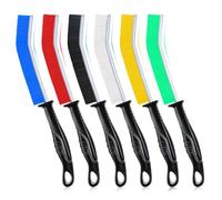 Hmfmdy Crevice Cleaning Brush, 6pcs Hard Bristle Crevice Cleaning Brush, Bathroom Tile Groove Gap Thin Scrubbing Brushs, Grout, Sink Window Clean Tools for Narrow Corners, Home, Kitchen, Vehicle