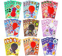Hmfmdy Spide Stickers for Children, 27 Sheets Heroes Gift Idea for Children, DIY Anime Spide Stickers for Party Bags, Festive Party Gifts, Birthday Party Accessories, Bag Filler Gifts