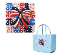 HMGES Colorful Nurse Life Charm for Bogg Bag - Cute PVC Insert Accessories for Rubber Beach Tote, Personalized Decoration for Women & Moms, Fits Most Brands & Sizes