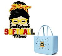 HMGES Softball Mom Charm for Bogg Bag