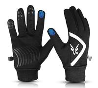 HMH Sports Winter Gloves, Waterproof Gloves For Indoor and Outdoor Activities, Anti Slip Touch Screen Gloves For Men Women Running Gloves, Driving, Hiking, Climbing and Cycling (Adults, M)