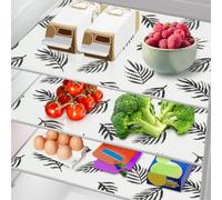 HMIEPRS 8Pcs Fridge Liners, Non-Slip Kitchen Drawer Liners, Washable Refrigerator Shelf Liner Mats, Oilproof Waterproof Cupboard Liner for Shelves Kitchen Home Cabinet Drawer Trays