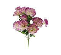 HMifjUM Artificial Carnation Silk Flowers, Fake Flowers Single Stem Blooming Artificial Flowers In Vase for Wedding Home Birthday Party Arrangment Garden Decoration