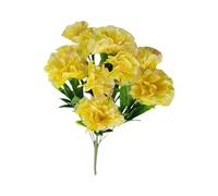 HMifjUM Artificial Carnation Silk Flowers, Fake Flowers Single Stem Blooming Artificial Flowers In Vase for Wedding Home Birthday Party Arrangment Garden Decoration