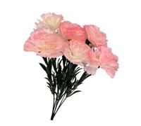 HMifjUM Artificial Flowers for Decoration, Artificial Flowers In Vase Tall, Artificial Flowers In Pots Grey, Long Artificial Flowers for Big Vase White and Pink, Dried Flower Bouquet