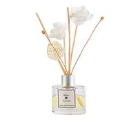 HMifjUM Artificial Flowers In Vase, Artificial Flowers Blue and Gold, Artificial Flowers White with Vase, Silk Flowers for Outside, Dried Flowers Bouquet Wedding