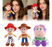 HMifjUM Buzzz Lightyear Toy - Soft Toy Buzz Soft Plush Toys, Soft Cuddly Buzz Plushies Figure Throw Pillows for Fans,Woody Toy Story Plush Dolls Gifts for Adult Fans (WOODY)