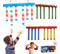 HMifjUM Catching Sticks Game - Drop Sticks Reaction Games,Hand Speed Challenge Drop It Catch It Win It Game, Quick Reactions Training Toy,Reflex Glow in The Dark Falling Stick Family Games (D)