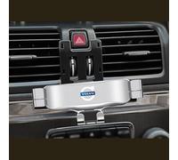 HMING85 Mobile Phone Holder for Cars for Volvo V40 Cross Country 2013 2014 15 16, Car Phone Mount Car Accessories,Silver