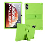 HminSen Case for Frameflow P10_A Tablet 10.1 inch,Kids Friendly Soft Silicone Adjustable Stand Cover for SHARECLOUD P10_T 10.1 Inch Tablets (Green)
