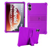 HminSen Case for Frameflow P10_A Tablet 10.1 inch,Kids Friendly Soft Silicone Adjustable Stand Cover for SHARECLOUD P10_T 10.1 Inch Tablets (Purple)
