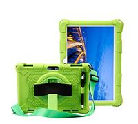 HminSen Case for Pritom M10 Tablet 10 inch,Silicone Stand Cover for PRITOM Touch10/YQSAVIOR YQYQ10S/QunyiCO Y10/Gateway Tablet/Voger priorpad X100 /Digiland Tablet Model:DL1036 (Green)