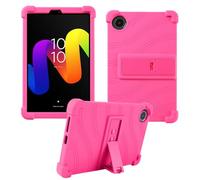HminSen Case for TCL TAB 8 NXTPAPER 5G 8.7 Inch Tablet, Kids Friendly Soft Silicone Adjustable Stand Cover for TCL TAB 8 Gen2 8.7 Tablet Case (Rose)