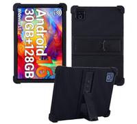 HminSen Case for Urao X109 Tablet 10.1 Inch, Kids Friendly Soft Silicone Adjustable Stand Cover for Urao X109 10.1" Android 16 Tablets 2026 (Black)