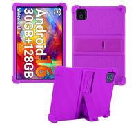 HminSen Case for Urao X109 Tablet 10.1 Inch, Kids Friendly Soft Silicone Adjustable Stand Cover for Urao X109 10.1" Android 16 Tablets 2026 (Purple)