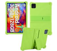 HminSen Case for Urao X109 Tablet 10.1 Inch, Kids Friendly Soft Silicone Adjustable Stand Cover for Urao X109 10.1" Android 16 Tablets 2026 (Green)