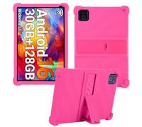 HminSen Case for Urao X109 Tablet 10.1 Inch, Kids Friendly Soft Silicone Adjustable Stand Cover for Urao X109 10.1" Android 16 Tablets 2026 (Rose)