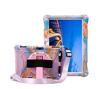 HminSen Case for ZZB ZB10 Tablet 10 inch, Silicone Stand Cover for Pritom M10/PRITOM Touch10/YQSAVIOR YQYQ10S/QunyiCO Y10/ZZB/Voger priorpad X100 /Digiland Tablet Model:DL1036 (Rose Purple)