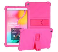 HminSen Cover for Galaxy Tab A 8.0 2019 Case T290 T295, Kids Friendly Soft Silicone Adjustable Stand Cover for Galaxy Tab A 2019 Without S Pen 8 inch Model SM-T290 (Wi-Fi) SM-T295 (LTE) (Rose)