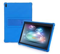 HminSen Tablet Case for Lenovo Tab E10 (TB-X104F) Kid Friendly Soft Silicone Adjustable Stand Cover for Lenovo Tab 4 10 /Tab 4 10 Plus (Navy Blue)