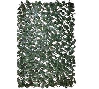 HMIR Expandable Artificial Maple Leaf Trellis, Garden Decorative Maple Leaf Fencing Panel, Artificial Hedges, Green Fence Privacy Screen for Balcony Patio Outdoor, Weather-Resistant, (90 x 180cm)
