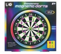 HMIR Shooting Sport LED Championship Magnetic Darts Set, Toys Gift Indoor Outdoor Game With Includes 6 magnetic darts in 2 Colours, Safe Dart Game For Kids