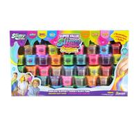 HMIR Slimy Bulk Set of 21 - Mini Slimy Pots, Multicolour Squishy & Fidget Toys, Party Bag Fillers for Kids, Boys & Girls, Sensory Play, Slimy Fresh Avoids Drying Out, Ready to Use Slimy, Ages 3+
