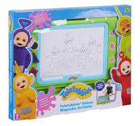 HMIR Teletubbies Magnetic Scribbler for Kids - Deluxe Large Drawing Board, Mess-Free Erase, 3 Stamps & Stylus, Portable with Carry Handle, Creative Travel Toy