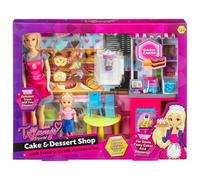 HMIR Tiffany’s World Cake & Dessert Shop - Girls Doll Playset with Accessories, Dolls House Bakery Toy, Princess Toys for Kids Age 3+, Doll Playsets for Girls, Great Gift