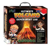 HMIR Ultimate Volcano Experiment Lab Kit for Kids - DIY Eruption Set with Mould, Bicarb, Citric Acid, Goggles, Trees, Playdough & Project Book - Fun STEM Science Toy