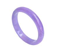 HMJGDHX CCXXYGWJ Armbänder, lila Jade-Armreif für Damen, echtes rundes Armband (60 mm)