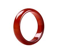HMJGDHX CCXXYGWJ Edelstein-Armreifen, natürliches eisrotes Moos-Achat-Armband, einzigartiges Geschenk für Mama