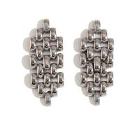 HMJGDHX Clous d'oreilles Floraux géométriques pour Femmes Art déco plaqué Or 18 carats en Acier Inoxydable Boucles d'oreilles d'inspiration Vintage Cadeau