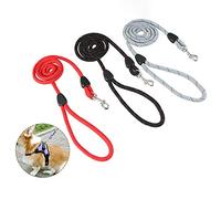 HMJGDHX Dog Traction Rope 1.5m Reflective Large Dog Leash pet training Leashes Big dog Lead walking Traction Rope line for small Medium big dogs nylon-Red_8mmX150cm