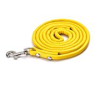 HMJGDHX Dog Traction Rope Dog Leash PU Comfortable Small Medium Dogs Pet Products 8 Colors Remove The Convenient Dog Harness-Yellow_1.0