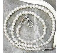 HMJGDHX Dog Training Lead Leash Dog Pearl Collar Adjustable Manual Wire Rope Pet Leashes Small Training Dog products-Towing rope white_S