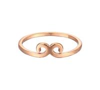 HMJGDHX Kreatives chinesisches Paar Ring Enge Reifen Fluch einfacher Kreis Offener Fingerring, glänzender stapelbarer Schwanzring, billige praktische Geburtstagsgeschenke für M (K Gold 8)