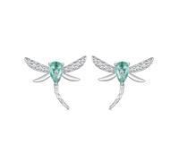 HMJGDHX Libelle, bunt, minimalistisch, echtes 925er Sterlingsilber, winziger Mini-süßer Schmetterling, Kleiner Knorpel-Ohrstecker für Frauen, Teenager, Mädchen, klein