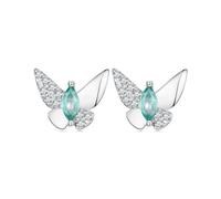 HMJGDHX Libellule colorée Minimaliste en Argent Sterling 925 véritable, Petit Papillon Mignon, Petit Cartilage, Boucles d'oreilles à Tige pour Femmes, Adolescentes, Petites Filles