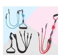 HMJGDHX Pet Leads Leashes Nylon Two Three four large dogs Leash Detachable big Dog traction rope Pet Lead soft foam handle 1 leash for 2 or 3 or 4 Dogs-Black_two dog leash