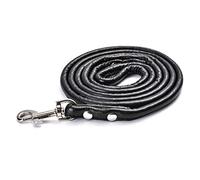 HMJGDHX running lead rope Dog Leash PU Comfortable Small Medium Dogs Pet Products 8 Colors Remove The Convenient Dog Harness-Black_1.0