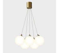 HMJGDZG Bronze Restaurant Chandelier Magic Bean Glass Lampshade Pendant Lights Bedroom Warm Romantic Atmosphere Light Creativity Living Room Aisle,for Various Rooms