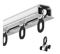 HMJGDZG Built-in Curtain Track Ceiling Mount, Room Divider Sliding Rail for Bedroom/Kids Room/Hospital, Heavy Duty Recessed Curtain Rod fo