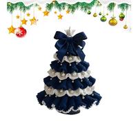 HMJGDZG Easy Crochet Kit for Beginners - Christmas Tree Learn to Crochet Kits - Art Craft Set for Women Hobbyists Enthusiasts Party Decor Friends Coworkers Family Members