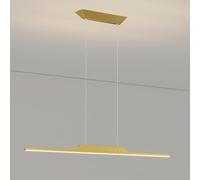 HMJGDZG Linear Light Minimalist Long Strip Pendant Dinning Hanging Lights Dimmable Chandeliers Compatible with Dining Pool Table Lights,for Living Room