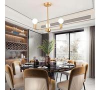 HMJGDZG Living Hall Dining Room Master Bedroom Decoration Atmospheric Chandeliers American Light Luxury Copper,for Various Rooms